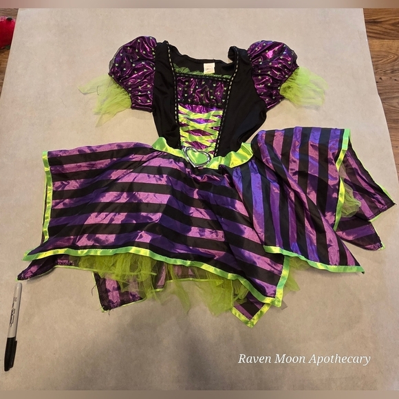 Purple and Green Kids Costume - Picture 3 of 5
